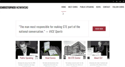 Desktop Screenshot of chrisnowinski.com