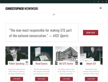 Tablet Screenshot of chrisnowinski.com
